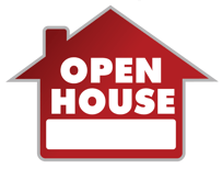 Open house sign
