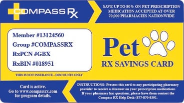 Pet Rx Card