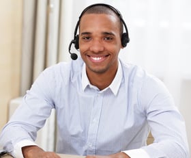 black call center guy